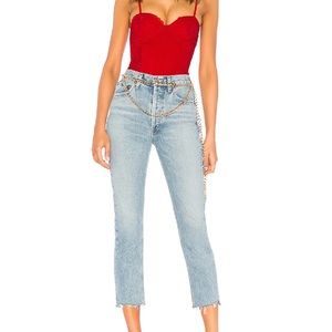 Agolde Riley high rise crop jeans